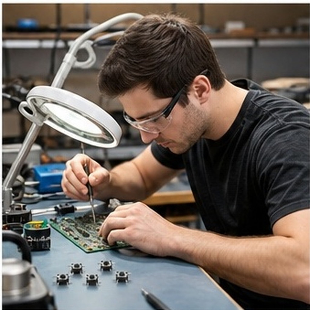 Electronics Repair In Usa - Набор из 100 тактильных кнопочных переключателей