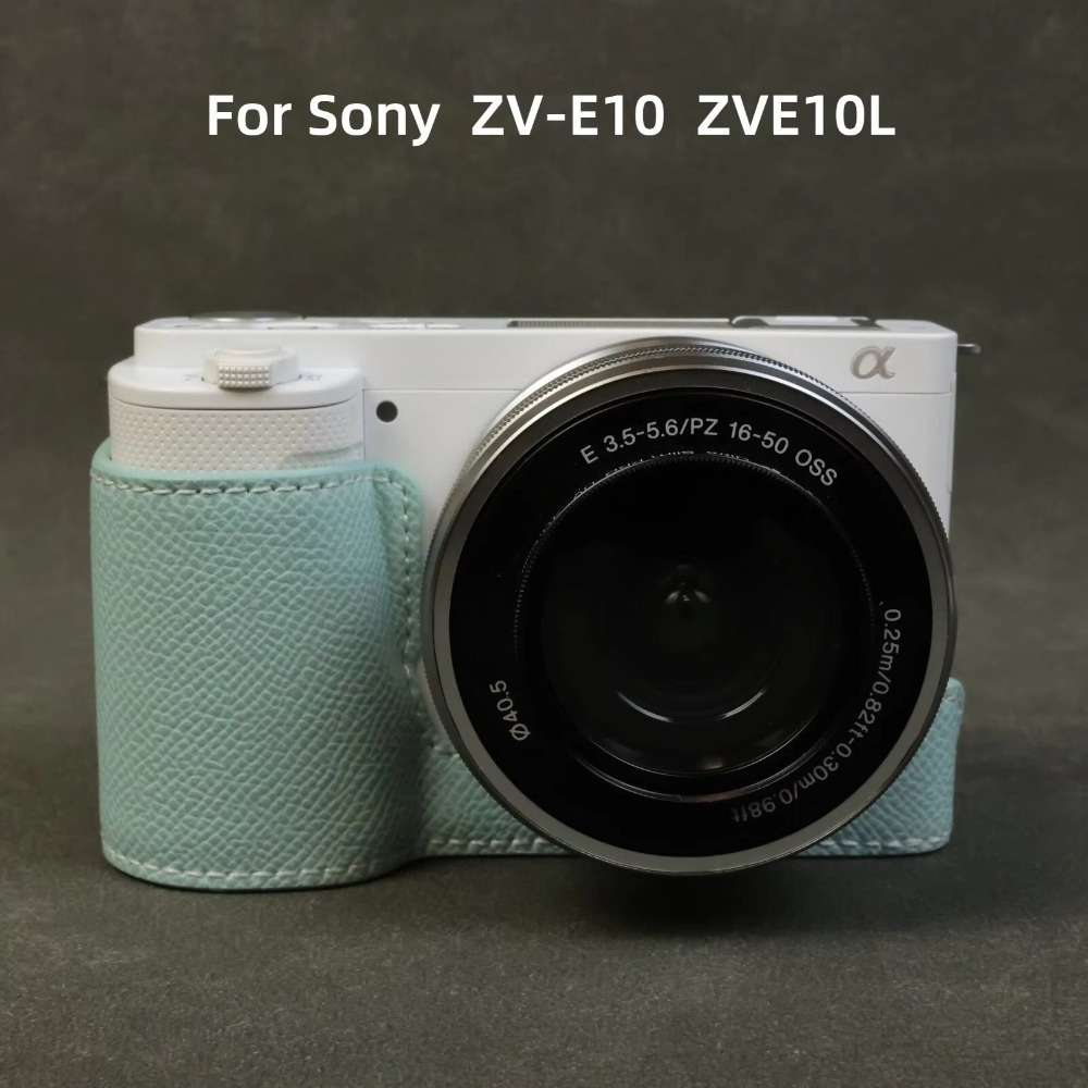 Sony Camera Zv-E10 - Кожаный защитный чехол для камеры Sony