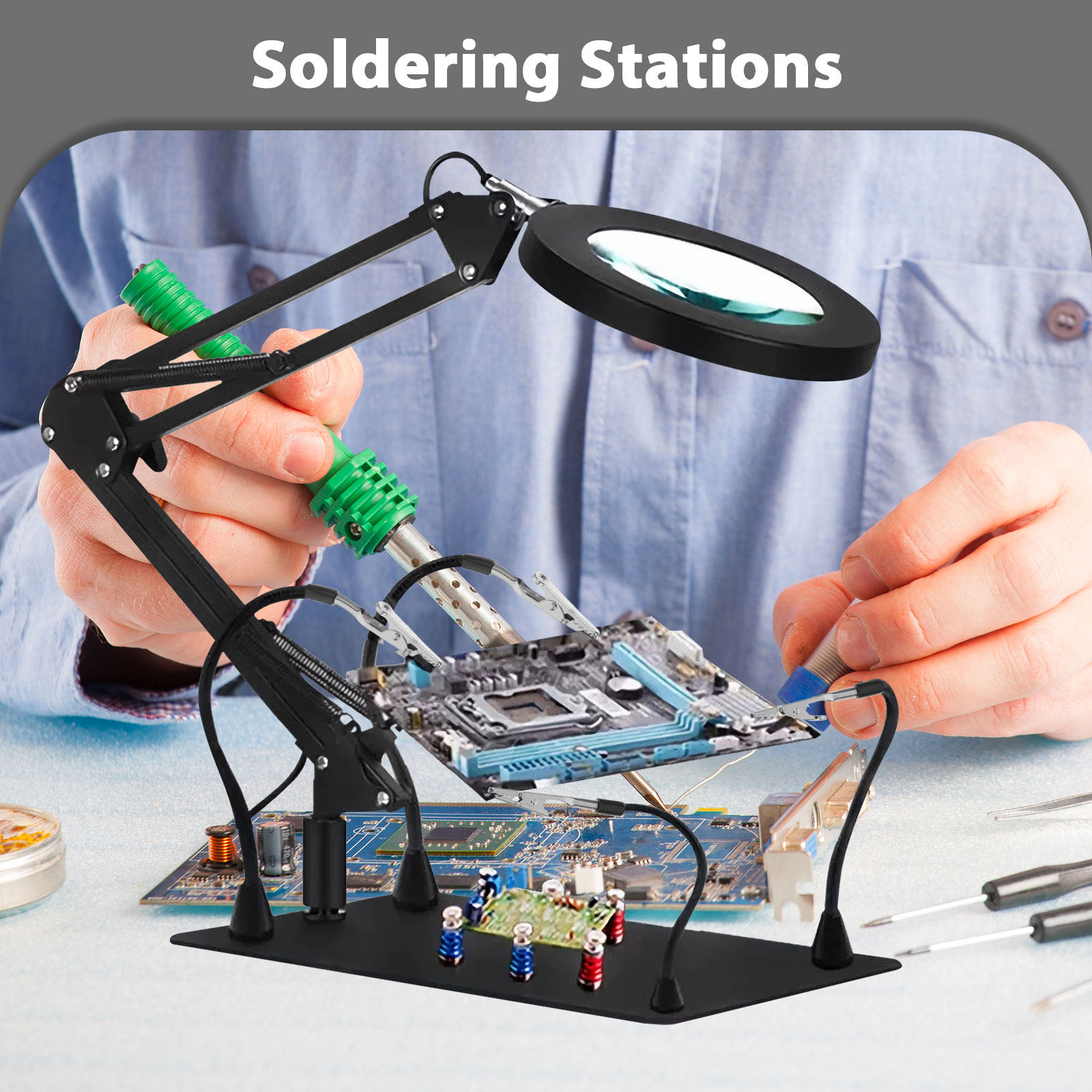 3 шт. зажимов для паяльного ст – обзор и цена Electronics Repair Tools
